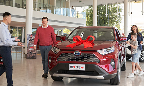 Toyota RAV4 car delivery