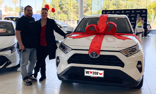 People's Choice community Lottery RAV4 Hybrid winner