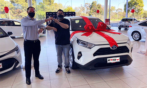 People's Choice community Lottery RAV4 Hybrid winner