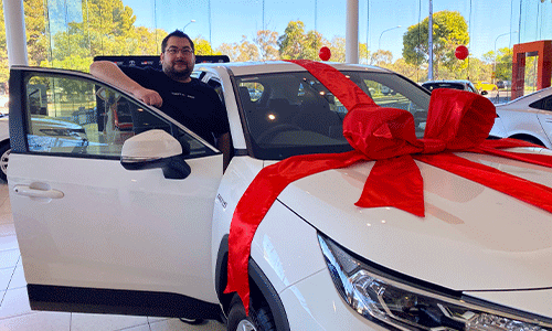 People's Choice community Lottery RAV4 Hybrid winner