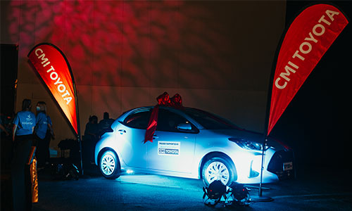 Toyota Yaris Ascent Sport raffle