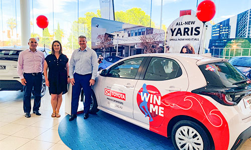 City-Bay Toyota Yaris Prize Winner