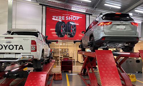 CMI Toyota Adelaide Tyre Shop
