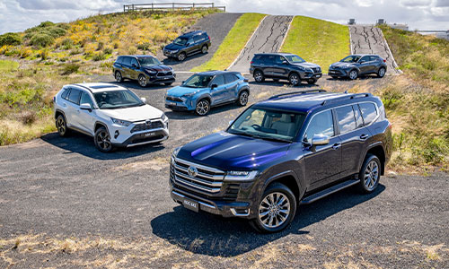 Toyota SUV range