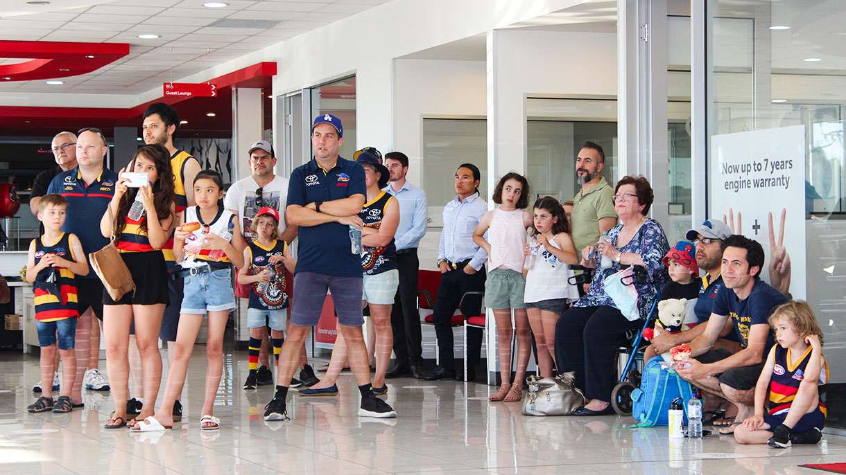 Adelaide Crows football fans