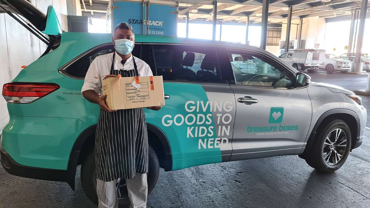 Treasure Boxes - Giving goods to kids in need