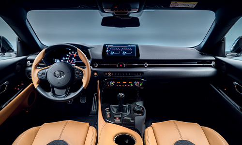 Toyota GR Supra Manual Transmission Interior