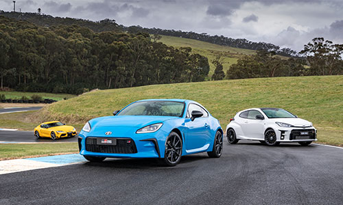 Toyota GR86, GR Yaris and GR Supra