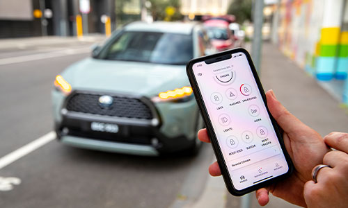 Corolla Cross Toyota connected services