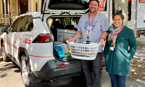 Hutt St Centre Doris the RAV4 from CMI Toyota