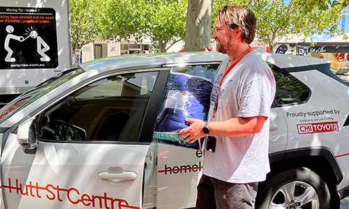 Hutt St Centre Doris the RAV4 from CMI Toyota