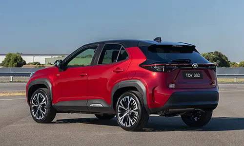 Toyota Yaris Cross update read of vehicle