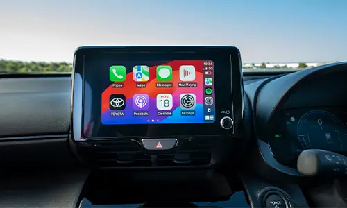 Yaris Cross update with entertainment system