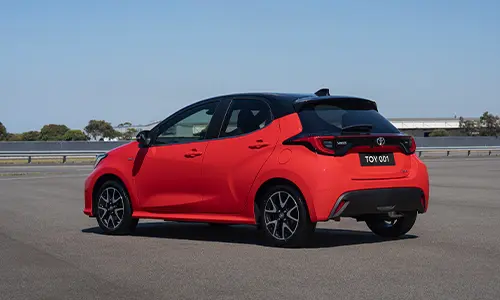 Upgraded Toyota Yaris rear