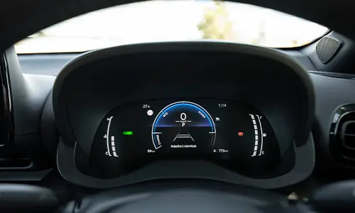 Upgraded Toyota Yaris digital instrument cluster