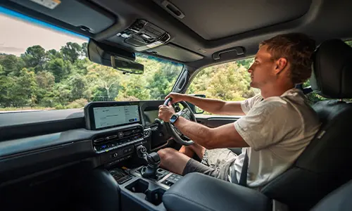 Toyota Prado interior Jordan Dawson