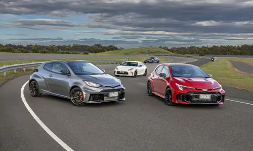 Toyota Australia hatch range