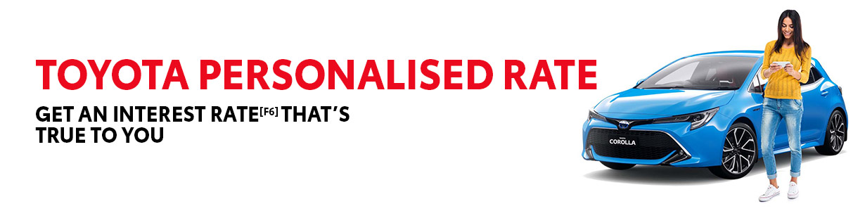 Toyota Personalised Rate