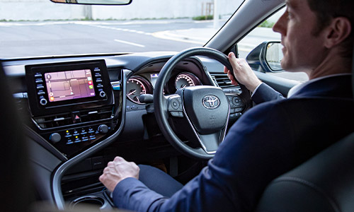 Facelift Toyota Camry interior