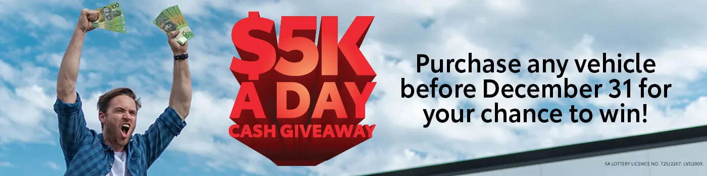 $5k a Day Cash Giveaway Sale On Now!
