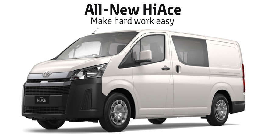 new hiace van