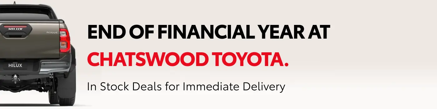 End of Financial Year at Chatswood Toyota