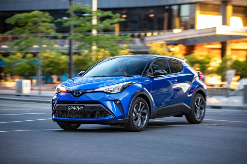 Blue C-HR - visit us on the lake at Sunshine Toyota