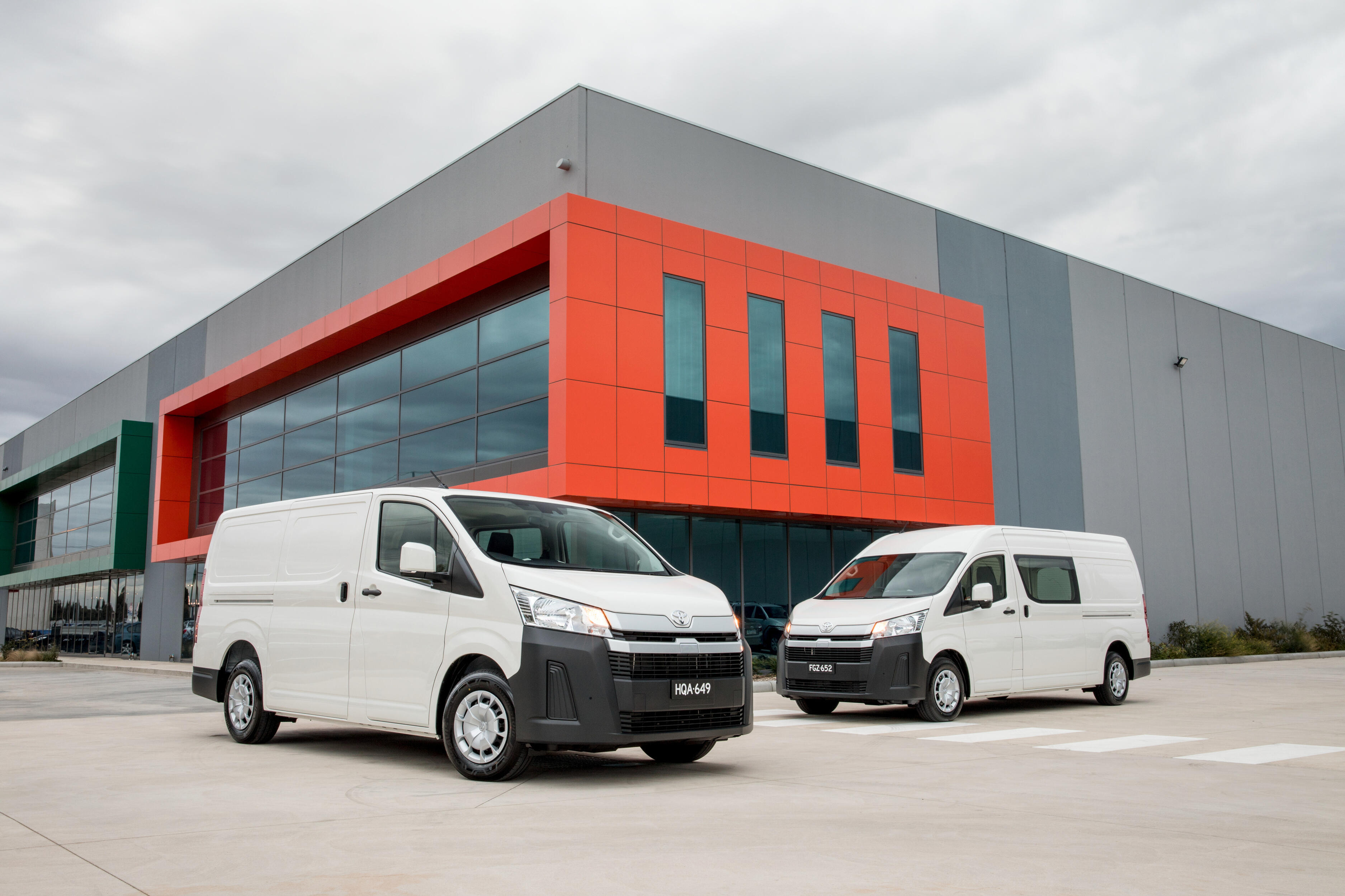Toyota Hiace test drive today at Sunshine Toyota!
