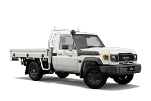 NEW 2025 LandCruiser 70 GXL Single-Cab Cab-Chassis Turbo-Diesel Auto + Painted Heavy Duty Steel Tray