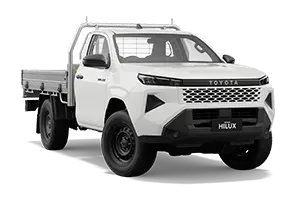 NEW 2025 HiLux WorkMate 4x2 Single-Cab Cab-Chassis Turbo-Diesel Manual + Heavy Duty Alloy Tray
