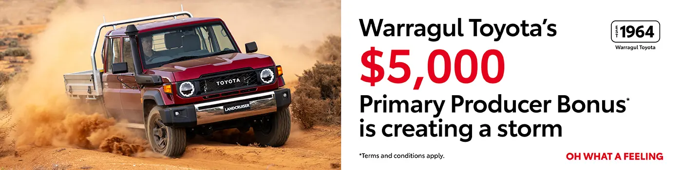 $5000 Bonus for Primary Producers!